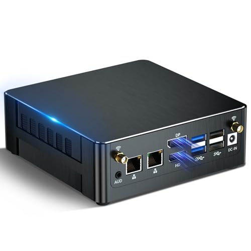 Kinupute Mini PC, Desktop Computer mit Core i9-12900H, 14 Kerne bis zu 5.0GHz, Windows 11 Pro, 32G DDR4, 512G M.2 PCIE4.0 SSD, DP/HDMI/USB-C Triple Display, 8K/4K@60Hz, Dual LAN, WiFi6E/BT5.3 von Kinupute