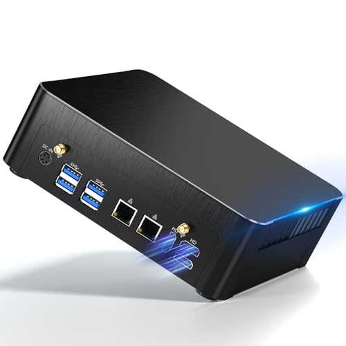 Kinupute Mini PC i9, Desktop Computer Core i9-9880H, TPM2.0, Windows 11 Pro, 32G DDR4, 1T PCIE3.0 NVME SSD, DP/HDMI/USB-C Port, 4K@60Hz, 2x2.5G RJ45 LAN, WiFi 6E/BT5.3 Support 4G Modul, HTPC von Kinupute