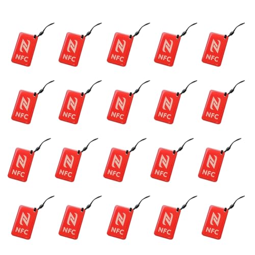 Kioball 20 Stück NFC Tags Aufkleber Ntag213 13,56 MHz Smart Card für Alle NFC-Fähigen Telefone Smart Business Card NFC 42x26mm C Kioball 20 Stück NFC Tags Aufkleber Ntag213 13,56 MHz Smart Card für Alle NFC-Fähigen Telefone Smart Business Card NFC 42x26mm C von Kioball