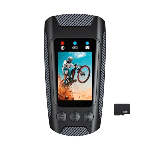 Kioball 4K 60FPS Multifunktionale Fahrradkamera Regenfest 2,0 IPS Bildschirm WiFi Verbindung mit LED Taschenlampe Fahrradhupe Kioball 4K 60FPS Multifunktionale Fahrradkamera Regenfest 2,0 IPS Bildschirm WiFi Verbindung mit LED Taschenlampe Fahrradhupe von Kioball