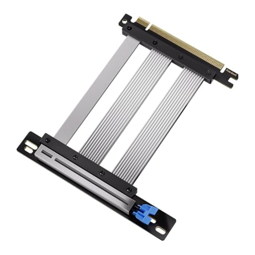 Kioball 5.0 PCIE X16 Riser-Kabel Grafikkarte PCI-E X16 5.0 GPU-Verlängerung PCI Riser Abgeschirmt Extender für ATX/ITX 180 Grad A Kioball 5.0 PCIE X16 Riser-Kabel Grafikkarte PCI-E X16 5.0 GPU-Verlängerung PCI Riser Abgeschirmt Extender für ATX/ITX 180 Grad A von Kioball