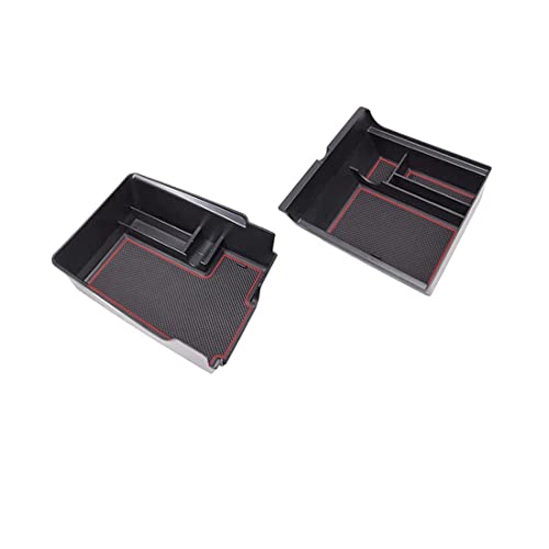 Kioball FüR 2021 Model Y Model 3 ZubehöR Mittel Konsolen Organizer Ablage ABS Material Versteckte Cubby Schublade Box Zur Aufbewahrung von Kioball