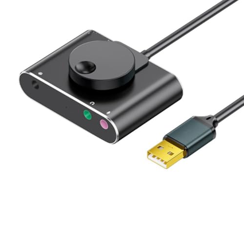 Kioball USB-Soundkarte-Konverter 3,5-Mm-Headset-Mikrofonanschluss 3,5-Mm-Headset-Mikrofonanschluss Treiberfreier Audiokonverter für Desktop und Notebook Treiberfrei für Desktop und Notebook Dunkelgrau Kioball USB-Soundkarte-Konverter 3,5-Mm-Headset-Mikrofonanschluss 3,5-Mm-Headset-Mikrofonanschluss Treiberfreier Audiokonverter für Desktop und Notebook Treiberfrei für Desktop und Notebook Dunkelgrau von Kioball