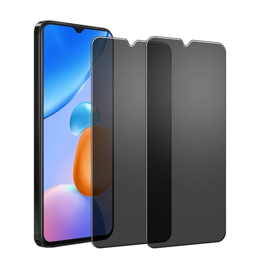 Kiokyrgm Keramik Folie Sichtschutz matt für Redmi 10 5g(nicht für 4g), Displayschutzfolie 2 Stück,Anti-Spähen Folie, Anti-Kratzer,Vollabdeckung schutzfolie anti spy mattes von Kiokyrgm