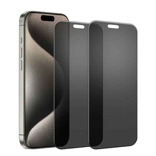 Kiokyrgm Keramik Folie Sichtschutz matt für iPhone 15 Pro Max, Displayschutzfolie 2 Stück,Anti-Spähen Folie, Anti-Kratzer,Vollabdeckung schutzfolie anti spy mattes Kiokyrgm Keramik Folie Sichtschutz matt für iPhone 15 Pro Max, Displayschutzfolie 2 Stück,Anti-Spähen Folie, Anti-Kratzer,Vollabdeckung schutzfolie anti spy mattes von Kiokyrgm