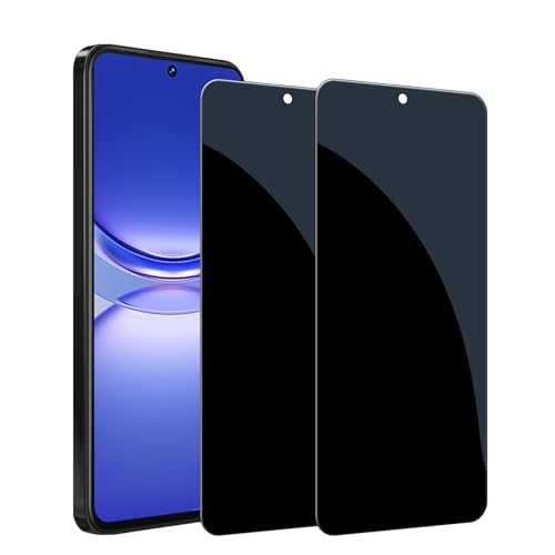Kiokyrgm Panzerglas Sichtschutz für Huawei Nova 12s/Nova 13, Displayschutzfolie 2 Stück,9H Glas, Anti-Spähen Folie, Anti-Kratzer,Vollabdeckung privacy glass protector von Kiokyrgm