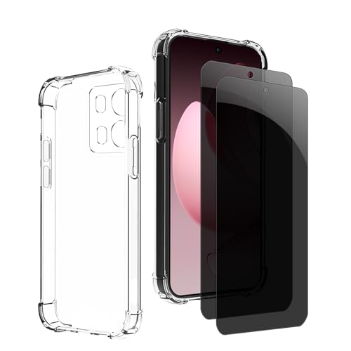 Kiokyrgm Panzerglas Sichtschutz für Oppo Reno13 pro, 1 tpu hülle mit 2 stück panzerglas,9H Glas, Anti-spy folie,Transparenter Silikon Schutzhülle,anti-yellowing,slim Kiokyrgm Panzerglas Sichtschutz für Oppo Reno13 pro, 1 tpu hülle mit 2 stück panzerglas,9H Glas, Anti-spy folie,Transparenter Silikon Schutzhülle,anti-yellowing,slim von Kiokyrgm