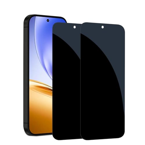 Kiokyrgm Panzerglas Sichtschutz für Realme 14/14T 5g, Displayschutzfolie 2 Stück,9H Glas, Anti-Spähen Folie, Anti-Kratzer,Vollabdeckung privacy glass protector Kiokyrgm Panzerglas Sichtschutz für Realme 14/14T 5g, Displayschutzfolie 2 Stück,9H Glas, Anti-Spähen Folie, Anti-Kratzer,Vollabdeckung privacy glass protector von Kiokyrgm