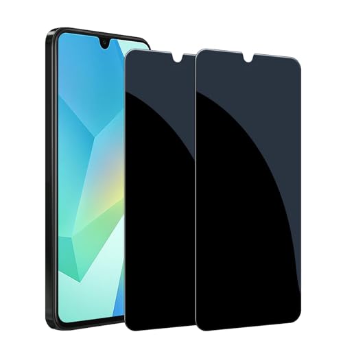 Kiokyrgm Panzerglas Sichtschutz für Samsung Galaxy A16 4g/5g, Displayschutzfolie 2 Stück,9H Glas, Anti-Spähen Folie, Anti-Kratzer,Vollabdeckung privacy glass protector von Kiokyrgm