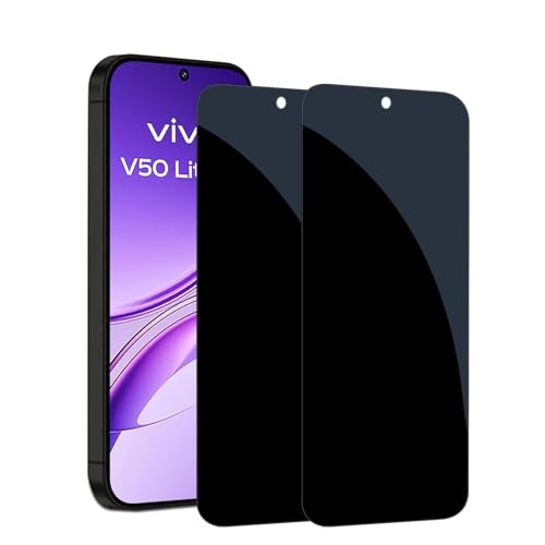 Kiokyrgm Panzerglas Sichtschutz für Vivo V50 Lite 4G/5G, Displayschutzfolie 2 Stück,9H Glas, Anti-Spähen Folie, Anti-Kratzer,Vollabdeckung privacy glass protector Kiokyrgm Panzerglas Sichtschutz für Vivo V50 Lite 4G/5G, Displayschutzfolie 2 Stück,9H Glas, Anti-Spähen Folie, Anti-Kratzer,Vollabdeckung privacy glass protector von Kiokyrgm