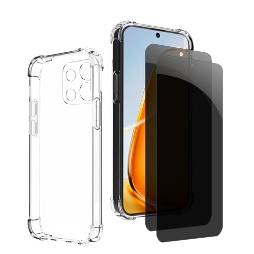 Kiokyrgm Panzerglas Sichtschutz für Vivo Y28 4g, 1 tpu hülle mit 2 stück panzerglas,9H Glas, Anti-spy folie,Transparenter Silikon Schutzhülle,anti-yellowing,slim Kiokyrgm Panzerglas Sichtschutz für Vivo Y28 4g, 1 tpu hülle mit 2 stück panzerglas,9H Glas, Anti-spy folie,Transparenter Silikon Schutzhülle,anti-yellowing,slim von Kiokyrgm
