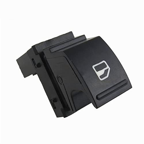 Fensterschalter Elektrische Leistungsstammfensterschalter-Taste/Compatible With V-w. Golf 5 Golf 6 J-Etta Mk5. MK6 / Compatible With Touran Passat B6 B7 1K4959857B. Autoteile(Red) von KiooS