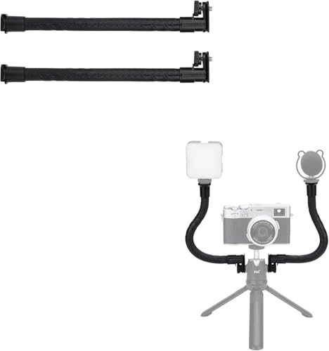 2-Pack Flexibler Verlängerungsarm, Verstellbarer Magischer Arm Griff Mikrofonständerverlängerung für Kamera Smartphone Vlog Aufnahme, mit 2 Cold Shoe Halterung LED Licht oder Mikrofon befestigen 2-Pack Flexibler Verlängerungsarm, Verstellbarer Magischer Arm Griff Mikrofonständerverlängerung für Kamera Smartphone Vlog Aufnahme, mit 2 Cold Shoe Halterung LED Licht oder Mikrofon befestigen von Kiorafoto