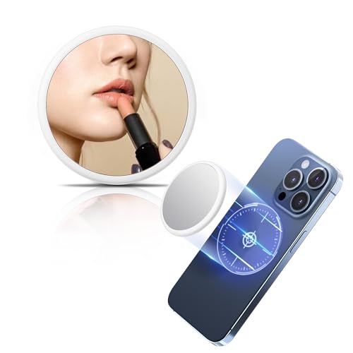 Kiorafoto Magnetischer Makeup-Spiegel für Telefon, rund, 2.2 Zoll, Weiß, Magsafe Kompatibel mit iPhone 15 14 13 12 Pro Max Plus, Mag-Safe Case & alle Telefone für Outdoor Make Up & Selfies Kiorafoto Magnetischer Makeup-Spiegel für Telefon, rund, 2.2 Zoll, Weiß, Magsafe Kompatibel mit iPhone 15 14 13 12 Pro Max Plus, Mag-Safe Case & alle Telefone für Outdoor Make Up & Selfies von Kiorafoto