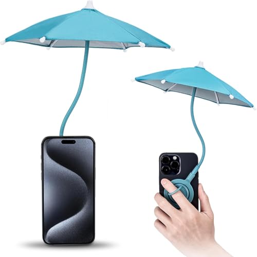 Magnetischer Handyschirm für Sonne, Outdoor-Telefon-Sonnenschutz mit flexiblem Winkel-Design und drehbarem Handy-Ring, Regenschirm für iPhone 15, 14, 13, 12 Pro Max Plus, Mag-Safe Hülle und alle Magnetischer Handyschirm für Sonne, Outdoor-Telefon-Sonnenschutz mit flexiblem Winkel-Design und drehbarem Handy-Ring, Regenschirm für iPhone 15, 14, 13, 12 Pro Max Plus, Mag-Safe Hülle und alle von Kiorafoto