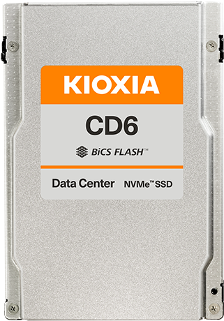 KIOXIA CD6-R Series KCD6XLUL960G - SSD - Read Intensive - 960GB - intern - 2.5 (6,4 cm) - PCIe 4,0 (NVMe) (KCD6XLUL960G) von Kioxia