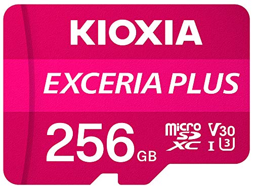 KIOXIA SD MicroSD Card 256GB 100MB/s Kioxia Exceria Plus U3 V30 4K Video Recording von Kioxia