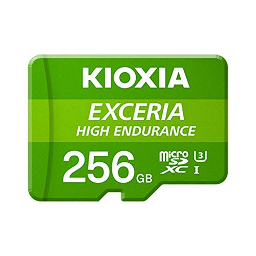 Kioxia 256GB microSD Exceria High Endurance Flash-Speicherkarte U3 V30 C10 A1 Lesegeschwindigkeit 100MB/s Schreibgeschwindigkeit 85MB/s LMHE1G256GG2 von Kioxia