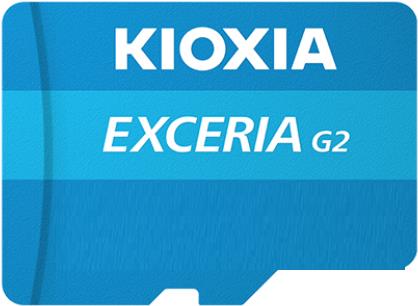 Kioxia EXCERIA G2 256 GB MicroSDHC UHS-III Klasse 10 (LMEX2L256GG2) von Kioxia