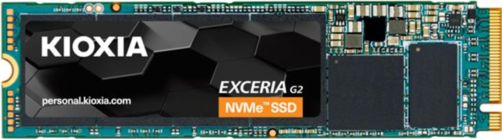 Kioxia EXCERIA G2 M.2 500 GB PCI Express 3.1 BiCS FLASH TLC NVMe (LRC20Z500GG8) von Kioxia