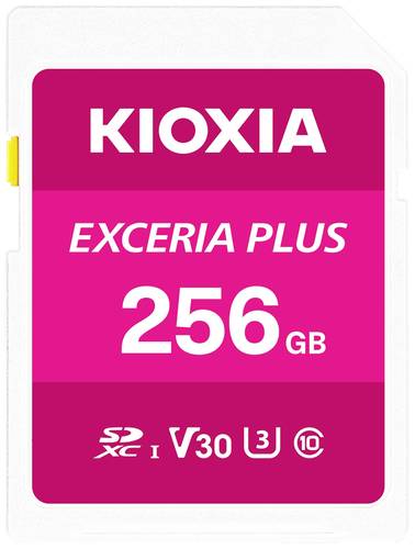 Kioxia EXCERIA PLUS SDXC-Karte 256GB UHS-I, v30 Video Speed Class von Kioxia