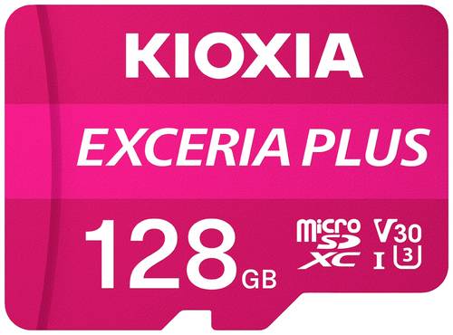 Kioxia EXCERIA PLUS microSDXC-Karte 128GB A1 Application Performance Class, UHS-I, v30 Video Speed C von Kioxia