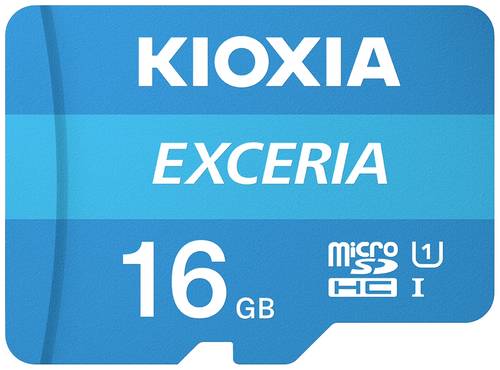 Kioxia EXCERIA microSDHC-Karte 16GB UHS-I stoßsicher, Wasserdicht von Kioxia