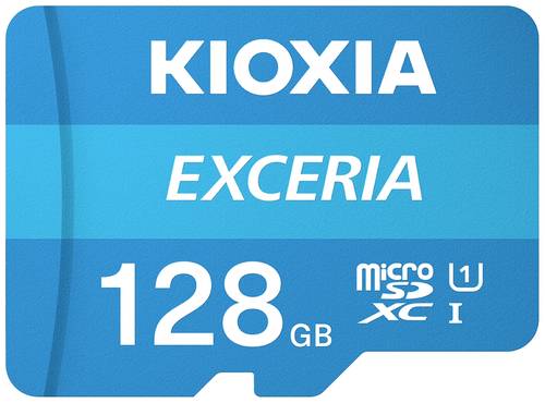 Kioxia EXCERIA microSDXC-Karte 128GB UHS-I stoßsicher, Wasserdicht von Kioxia