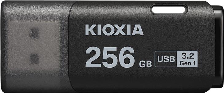 Kioxia TransMemory U301 USB-Stick 256 GB USB Typ-A 3.2 Gen 1 (3.1 Gen 1) Schwarz (LU301K256GG4) von Kioxia