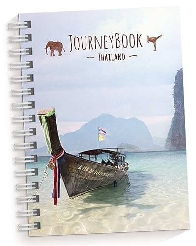 Reisetagebuch Thailand zum selberschreiben/als Abschiedsgeschenk - DIN A5 mit interaktiven Aufgaben und Challenges und Reise-Zitaten von Kipitan