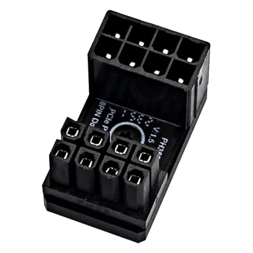 Kirdume 180-Grad-GPU-Winkeladapter, 180-Grad-Winkelanschluss für GPU - 180-Grad-U-Drehung GPU-Winkelstecker | Benutzerfreundlicher GPU-Winkelstecker, verschleißfester GPU-Adapter für Grafikkarte von Kirdume