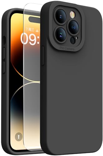 Kiresen Magnetisch für iPhone 14 Pro Hülle mit Displayschutzfolie, Kabelloses Laden Kompatibel Aktualisierter Kameraschutz Silikon Stoßfest Schutzhülle für iPhone 14 Pro Dunkelgrau Kiresen Magnetisch für iPhone 14 Pro Hülle mit Displayschutzfolie, Kabelloses Laden Kompatibel Aktualisierter Kameraschutz Silikon Stoßfest Schutzhülle für iPhone 14 Pro Dunkelgrau von Kiresen