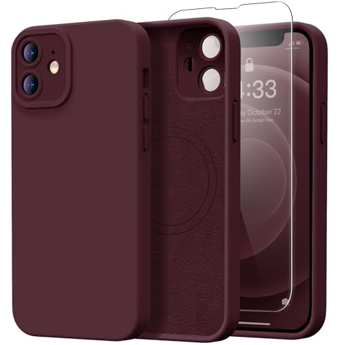 Kiresen Schutzhülle für iPhone 12, mit Displayschutzfolie, verbesserter Kameraschutz, kompatibel mit kabellosem Laden, Silikon-Schutzhülle, 15,5 cm (6,1 Zoll), für Männer, Frauen, Mädchen, Kiresen Schutzhülle für iPhone 12, mit Displayschutzfolie, verbesserter Kameraschutz, kompatibel mit kabellosem Laden, Silikon-Schutzhülle, 15,5 cm (6,1 Zoll), für Männer, Frauen, Mädchen, von Kiresen