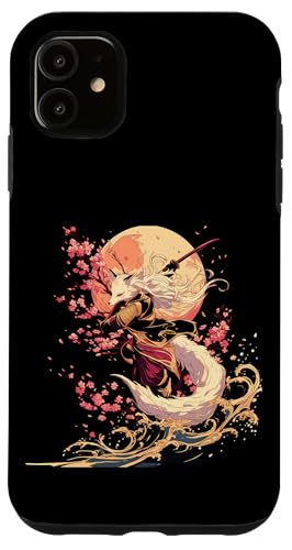 Samurai Fuchs Krieger Japanischer Fuchs Hülle für iPhone 11 Samurai Fuchs Krieger Japanischer Fuchs Hülle für iPhone 11 von Kirschblüten Fuchs Ninja Folklore Krieger Geschenk