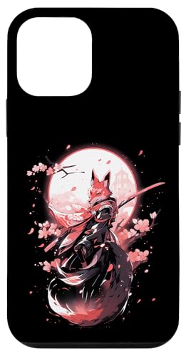 Samurai Fuchs Krieger Japanischer Fuchs Hülle für iPhone 12 mini von Kirschblüten Fuchs Ninja Folklore Krieger Geschenk