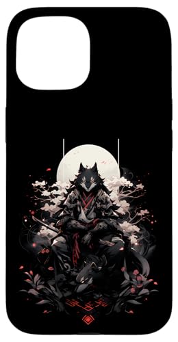 Samurai Fuchs Krieger Japanischer Fuchs Hülle für iPhone 15 Samurai Fuchs Krieger Japanischer Fuchs Hülle für iPhone 15 von Kirschblüten Fuchs Ninja Folklore Krieger Geschenk