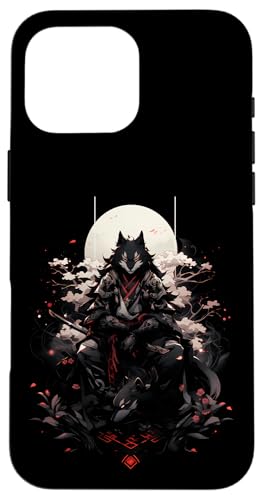 Samurai Fuchs Krieger Japanischer Fuchs Hülle für iPhone 16 Pro Max Samurai Fuchs Krieger Japanischer Fuchs Hülle für iPhone 16 Pro Max von Kirschblüten Fuchs Ninja Folklore Krieger Geschenk