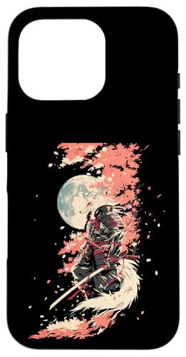 Samurai Fuchs Krieger Japanischer Fuchs Hülle für iPhone 16 Pro Samurai Fuchs Krieger Japanischer Fuchs Hülle für iPhone 16 Pro von Kirschblüten Fuchs Ninja Folklore Krieger Geschenk