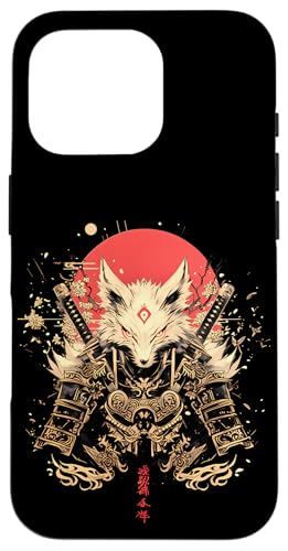 Samurai Fuchs Krieger Japanischer Fuchs Hülle für iPhone 16 Pro Samurai Fuchs Krieger Japanischer Fuchs Hülle für iPhone 16 Pro von Kirschblüten Fuchs Ninja Folklore Krieger Geschenk