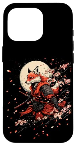 Samurai Fuchs Krieger Japanischer Fuchs Hülle für iPhone 16 Pro Samurai Fuchs Krieger Japanischer Fuchs Hülle für iPhone 16 Pro von Kirschblüten Fuchs Ninja Folklore Krieger Geschenk