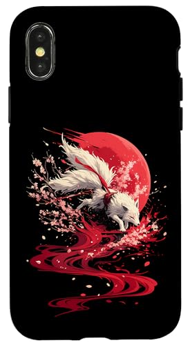 Samurai Fuchs Krieger Japanischer Fuchs Hülle für iPhone X/XS Samurai Fuchs Krieger Japanischer Fuchs Hülle für iPhone X/XS von Kirschblüten Fuchs Ninja Folklore Krieger Geschenk