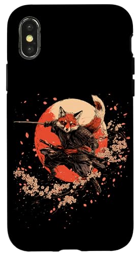 Samurai Fuchs Krieger Japanischer Fuchs Hülle für iPhone X/XS Samurai Fuchs Krieger Japanischer Fuchs Hülle für iPhone X/XS von Kirschblüten Fuchs Ninja Folklore Krieger Geschenk