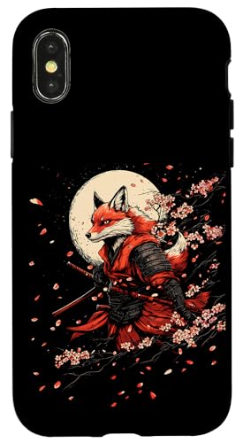 Samurai Fuchs Krieger Japanischer Fuchs Hülle für iPhone X/XS Samurai Fuchs Krieger Japanischer Fuchs Hülle für iPhone X/XS von Kirschblüten Fuchs Ninja Folklore Krieger Geschenk