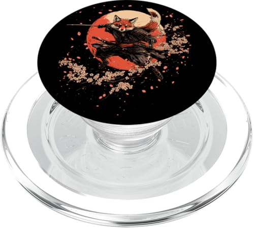Samurai Fuchs Krieger Japanischer Fuchs PopSockets PopGrip für MagSafe Samurai Fuchs Krieger Japanischer Fuchs PopSockets PopGrip für MagSafe von Kirschblüten Fuchs Ninja Folklore Krieger Geschenk