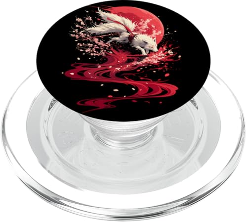 Samurai Fuchs Krieger Japanischer Fuchs PopSockets PopGrip für MagSafe Samurai Fuchs Krieger Japanischer Fuchs PopSockets PopGrip für MagSafe von Kirschblüten Fuchs Ninja Folklore Krieger Geschenk