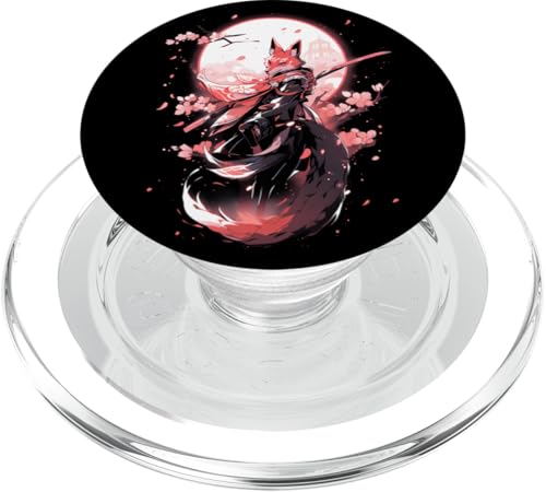 Samurai Fuchs Krieger Japanischer Fuchs PopSockets PopGrip für MagSafe Samurai Fuchs Krieger Japanischer Fuchs PopSockets PopGrip für MagSafe von Kirschblüten Fuchs Ninja Folklore Krieger Geschenk