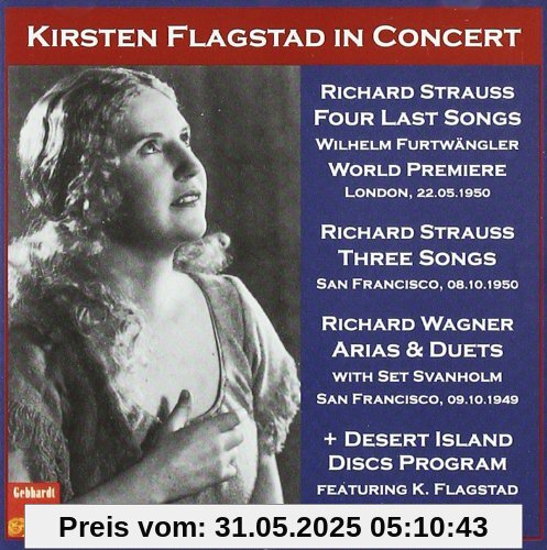Kirsten Flagstad in Concert 1949-52 von Kirsten Flagstad