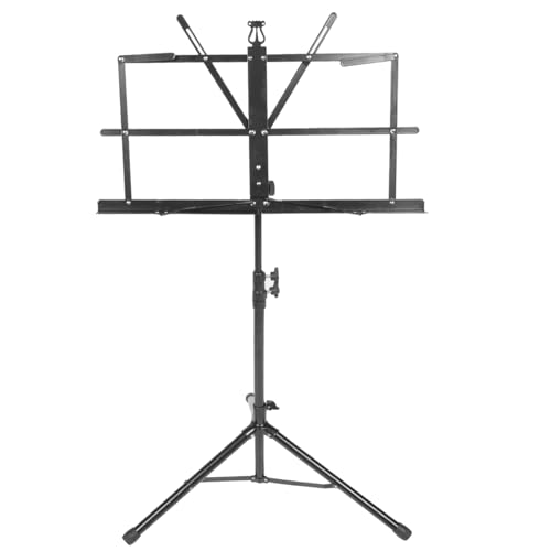 Kisangel 1 Blatt Festlegen Notenständer für steht Musik einstellbar Stand Stativ Notenhalter Lesebuchhalter Stativ Leseständer zusammenklappbarer Lehrbuchhalter Eisen Black Kisangel 1 Blatt Festlegen Notenständer für steht Musik einstellbar Stand Stativ Notenhalter Lesebuchhalter Stativ Leseständer zusammenklappbarer Lehrbuchhalter Eisen Black von Kisangel