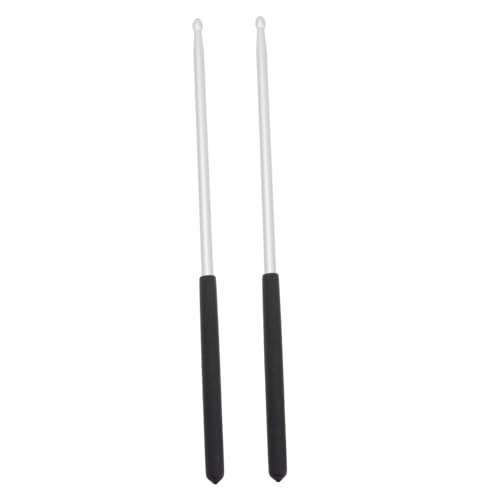 Kisangel 1 Paar Trommelstock aus Metall Stöcke Trommelschläger Schlagzeug Jazz-Drumsticks praktischer Trommelstock Performance-Drumstick Instrumententeile Aluminiumlegierung Schwarz Kisangel 1 Paar Trommelstock aus Metall Stöcke Trommelschläger Schlagzeug Jazz-Drumsticks praktischer Trommelstock Performance-Drumstick Instrumententeile Aluminiumlegierung Schwarz von Kisangel