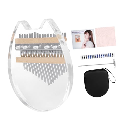 Kisangel 1 Satz Daumen Schoß Tragbares Musikinstrument Anfänger Fingerklavier-instrument Fingerklavier Für Erwachsene Handklavier Fingerklavier Kalimba Acryl Transparent Kisangel 1 Satz Daumen Schoß Tragbares Musikinstrument Anfänger Fingerklavier-instrument Fingerklavier Für Erwachsene Handklavier Fingerklavier Kalimba Acryl Transparent von Kisangel